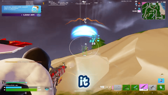 Cheats apex Fortnite loot ESP radar screenshot