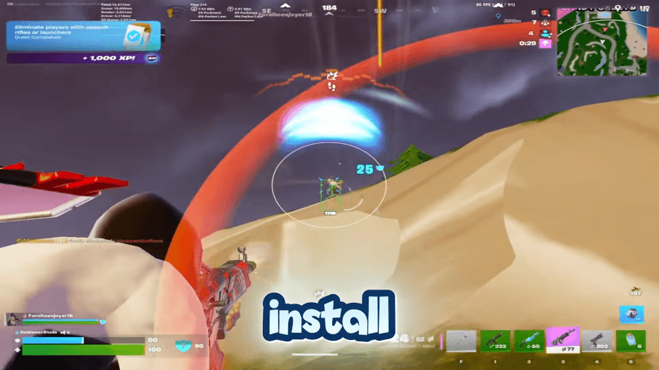 Fortnite Skin Changer Guide — cheats apex Fortnite gameplay screenshot
